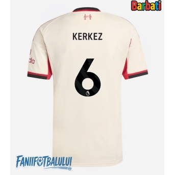 Liverpool Milos Kerkez #6 Tricou Fotbal Replică 2025-26 Barbati Deplasare